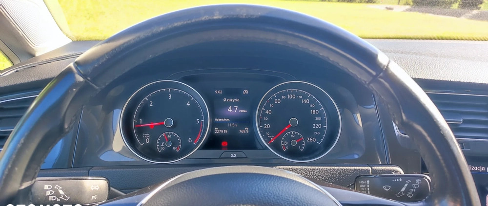 Volkswagen Golf cena 41000 przebieg: 227919, rok produkcji 2017 z Żywiec małe 67